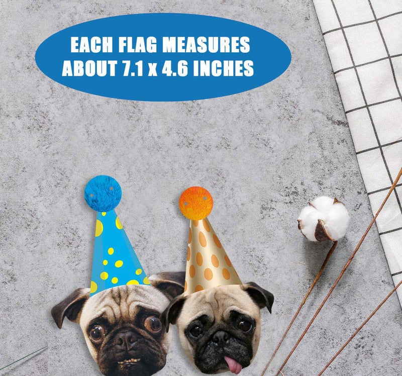Silvima Pug Birthday Banner & Garland - Pug Bday Party Decoration - Image 5